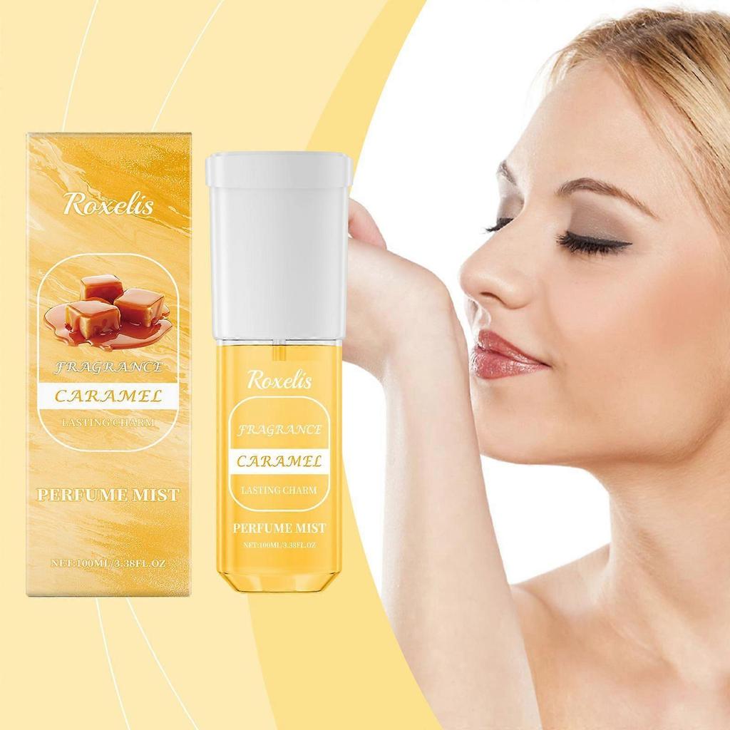 Roxelis Caramel Perfume Spray  Fresh And Natural Scent, Long-Lasting Charm, Niche Fragrance For Dates
