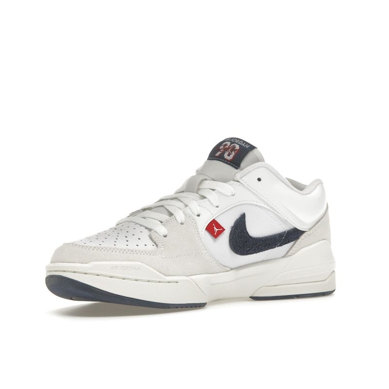 Air Jordan Stadium 90 White Midnight Navy Men Sneakers Varsity-Red Sail DX4397-146