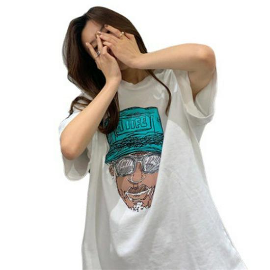 Retro European & American Women's Short Sleeve T-shirt, 2022 Korean Style Loose Fit, Hip Hop Harajuku Trend.
