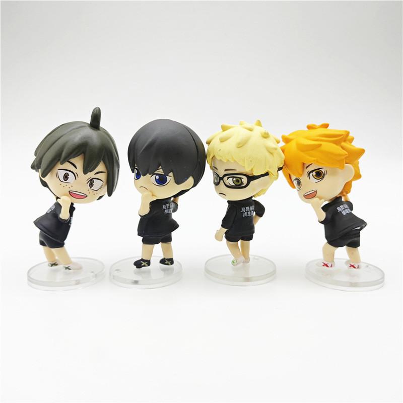 Haikyuu Action Figure Show Team Uniform Pvc Collectible Volleyball Boy Toy Model