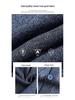 Men's Plus Velvet Knit Cardigan: Warm, Thick Sweater for Middle-aged and Elderly, Perfect for Autumn and Winter