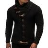 Cardigan de iarnă pentru bărbați Jachete din lână Cardigan gros Paltoane Haine de marcă pentru bărbați Pulover tricotat Palton cu nasturi Pulover bărbătesc