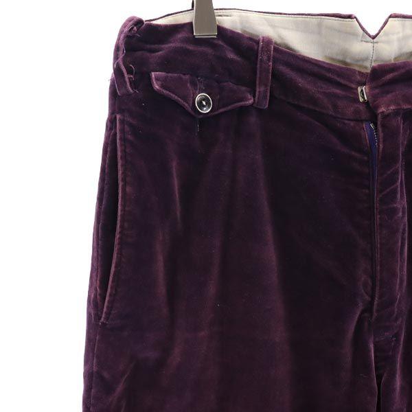 Needles made in Japan velvet Long pants S purple Nepenthes Men's Used