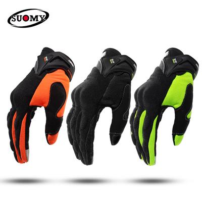 SUOMY NEW Motorcycle Gloves Green Motocross Racing Gloves Full Finger Cycling Guantes Moto Motorbike Summer Luvas Da