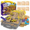 [PACZB] Kinetic Sand Suitcase Sandbox Construction Machinery Z3387