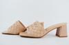 Slides with Heels Berkonty 5506 35 Peach Skin