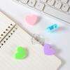 Japanese Soft Girl Pink Heart Photo Clip: Cute, Small Plastic Decor for Students