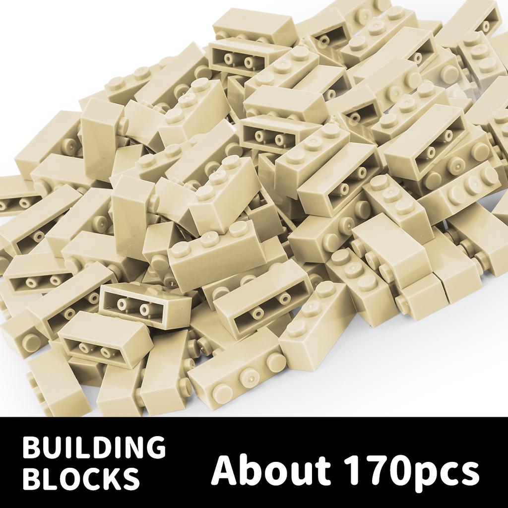 200g1x3 High Brick Multi Colour Timeless Basic Parts Building Imaginative Playthings Building Blocks Playthings Add-ons Fitting