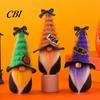Halloween Party Supplies Gnome Decor, Cute Gradient Ghost Figurine, Faceless Statue Durable Decorations for Shelf Table, Spooky Ornament Home