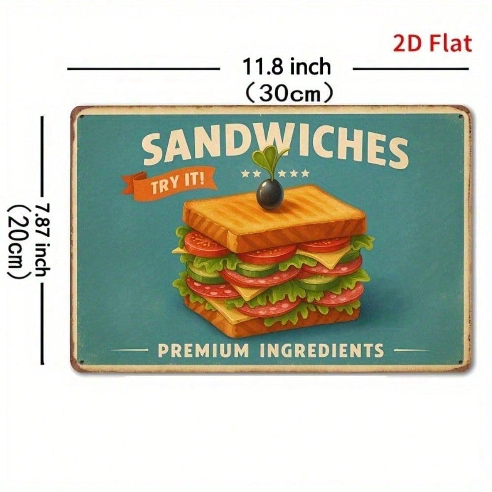 Vintage Retro Funny Metal Wall Art 8x12 Inch Tin Plaque For Home Bar Cafe Garage Decor 2D Flat Black