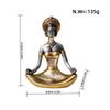 Resin Yoga Meditation Figurine Nordic Style Zen Decor Sculpture Living Room Study Desk Home Office