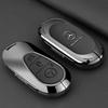 ZJH5   Leather Smart Remote Key Protector Car Key Case Cover For Mercedes Benz A C E S GLC GLE GLB W204 W205 W206 W212 W213 W221 W223