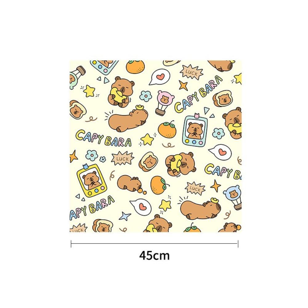 

Портативная складная косметичка Capybara/Puppy Camera Wrap Fabric Back To School Gift