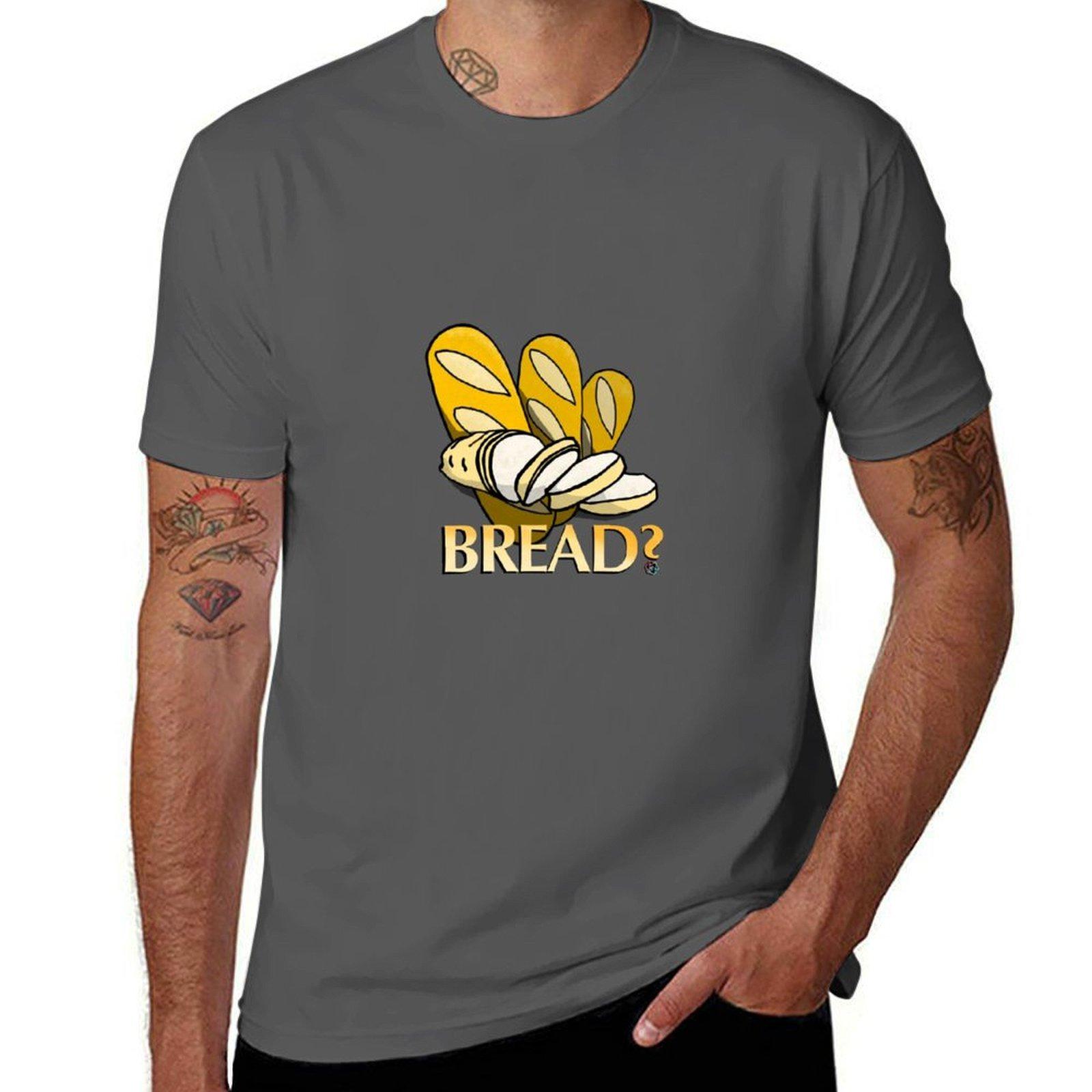 

Bread T-Shirt man tshirt t shirt man cotton t shirts for man pack cotton T-Shirt 4XL