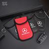 ZHM3   Car Key Case Signal Blocker Bag RFID Shielding Pocket For Mercedes Benz Class A Class C200L GLC GLK CLA Mouldings HSQMM-BENZ