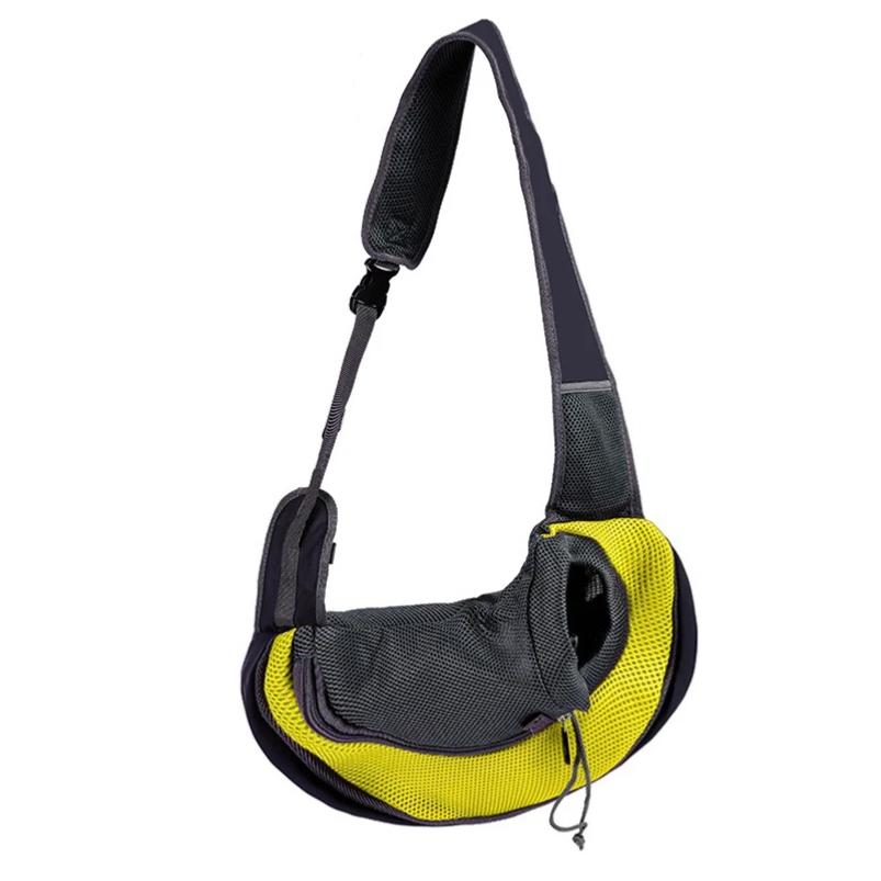 Popular pet backpack pet crossbody bag portable thickened material comfortable and breathable cat and dog pet supplies