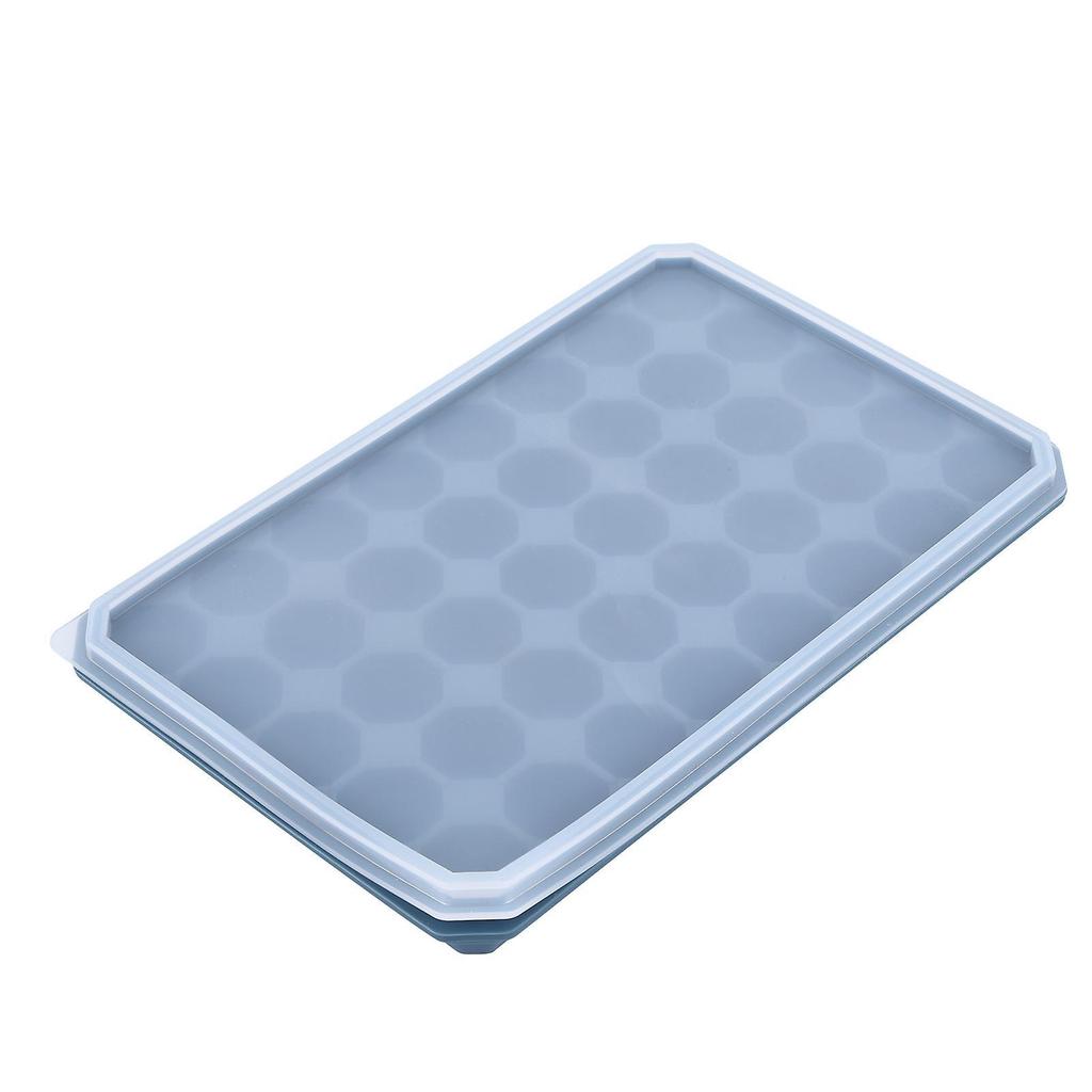 40 Grids Silicone Ice Cubes Tray Mould Mold DIY Ice Maker with Removable Lid Kitchen AccessoriesBlack Green