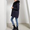 Women's Winter Parka Coat Thickened Fleece Lined Padded Warm Hooded Long Military Puffer Jacket Faux Fur Overcoat Casual Fashion Outdoor Outerwear New