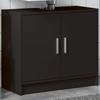 Vidaxl Under-Sink Cabinet, Black, 63X29X55 Cm