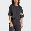 adidas Originals Women's Neuclassics Tee Black/Green IU2499
