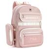New FILA Fabric Backpack Extra Small Men's Rose Smoke Pink F13M439107FPK
