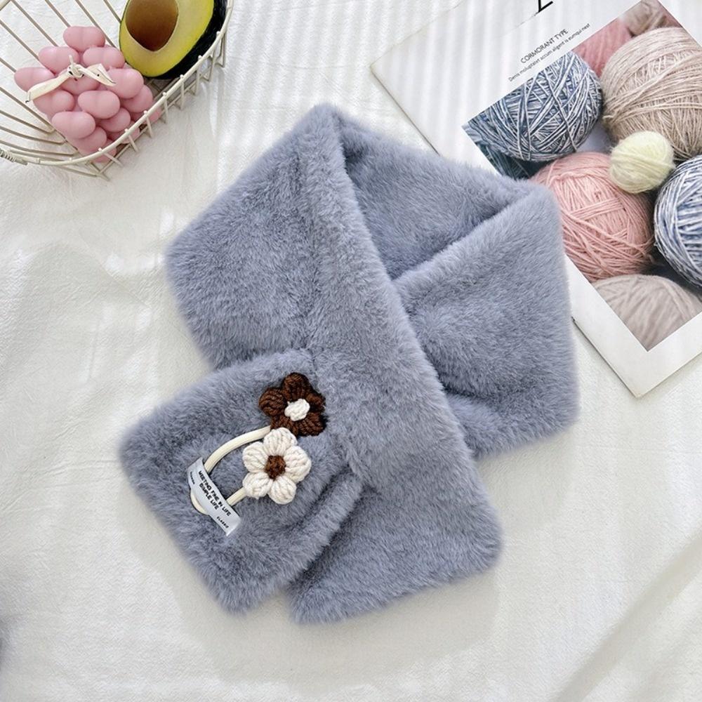 Faux Fur Women Scarves Ultra Lady Neck Warmer New Fluffy Neck Wrap  Cold Weather