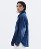 Le Mad Western Washed Denim Shirt - Indigo