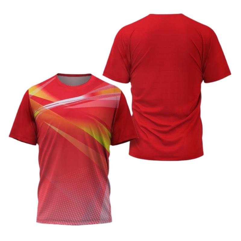 CHINA Dragon Table Tennis Graphic T Shirt for Men Clothing Fashion Badminton Sports T-shirt Ping Pong Jersey Gym Fitness Shirts