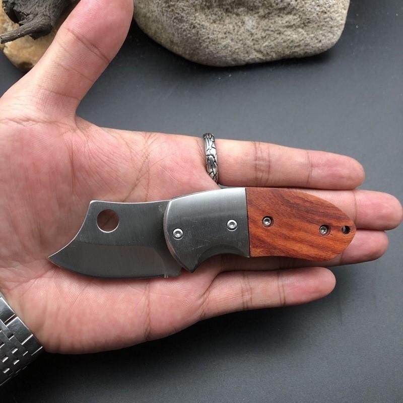 Stainless Steel Folding  Mini Knife Outdoor Camping Knife Fillet Knife fishing Express Parcel  Keychain Pocket Knife