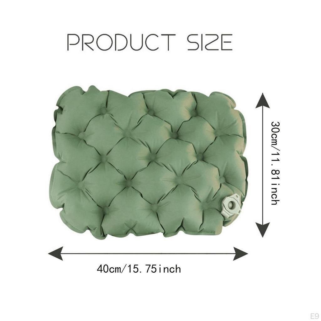 Inflatable Seat Cushion Office Chair Pad Breathable Air Camping Sitting for