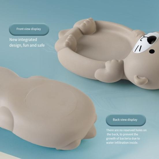 Cute Otter Family Bath Toys Set Soft Water Play Animals for Kids Mother Otter And Baby Otters Toy Fun Otter Swimming Toy