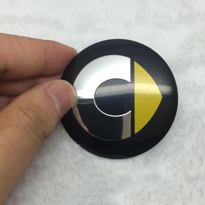 Car 565mm 4pcs Styling Aluminum Car Wheel Center Hub Cap Stickers Smart For Wheel Center Cap