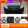 2025 Heiß Für Mercedes Benz Für Mercedes Benz OE LED Emblem Licht Auto Silber Und Schwarz Frontgrill Beleuchtetes Logo Stern Abzeichen B