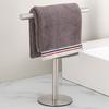 Stainless Steel Hand Towel Holder Free Standing T-Shape Towel Bar Rack Countertop Towel Holder for Bathroom Vanity Countertop