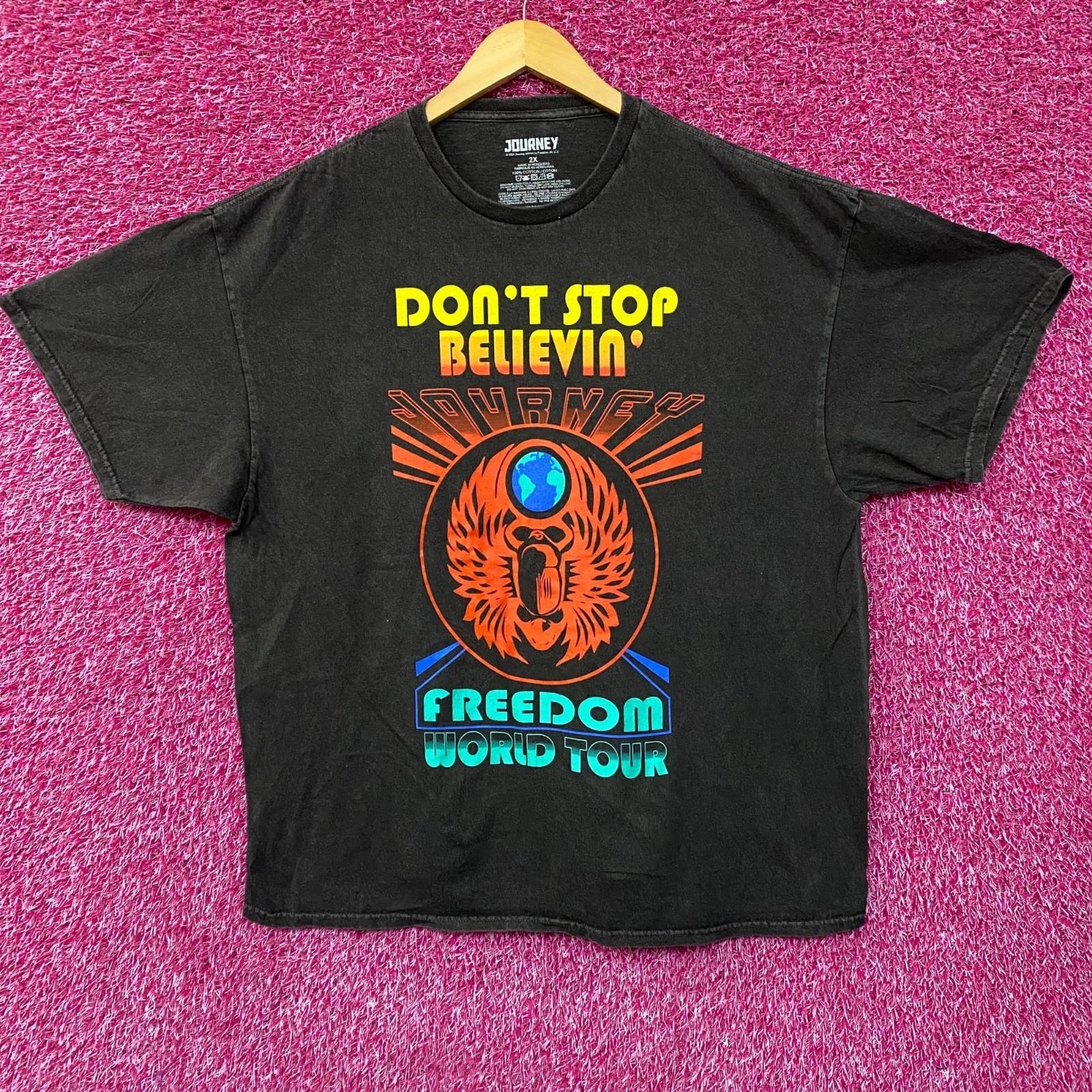 Journey Don t Stop Believin Freedom World Tour T-Shirt 2XL