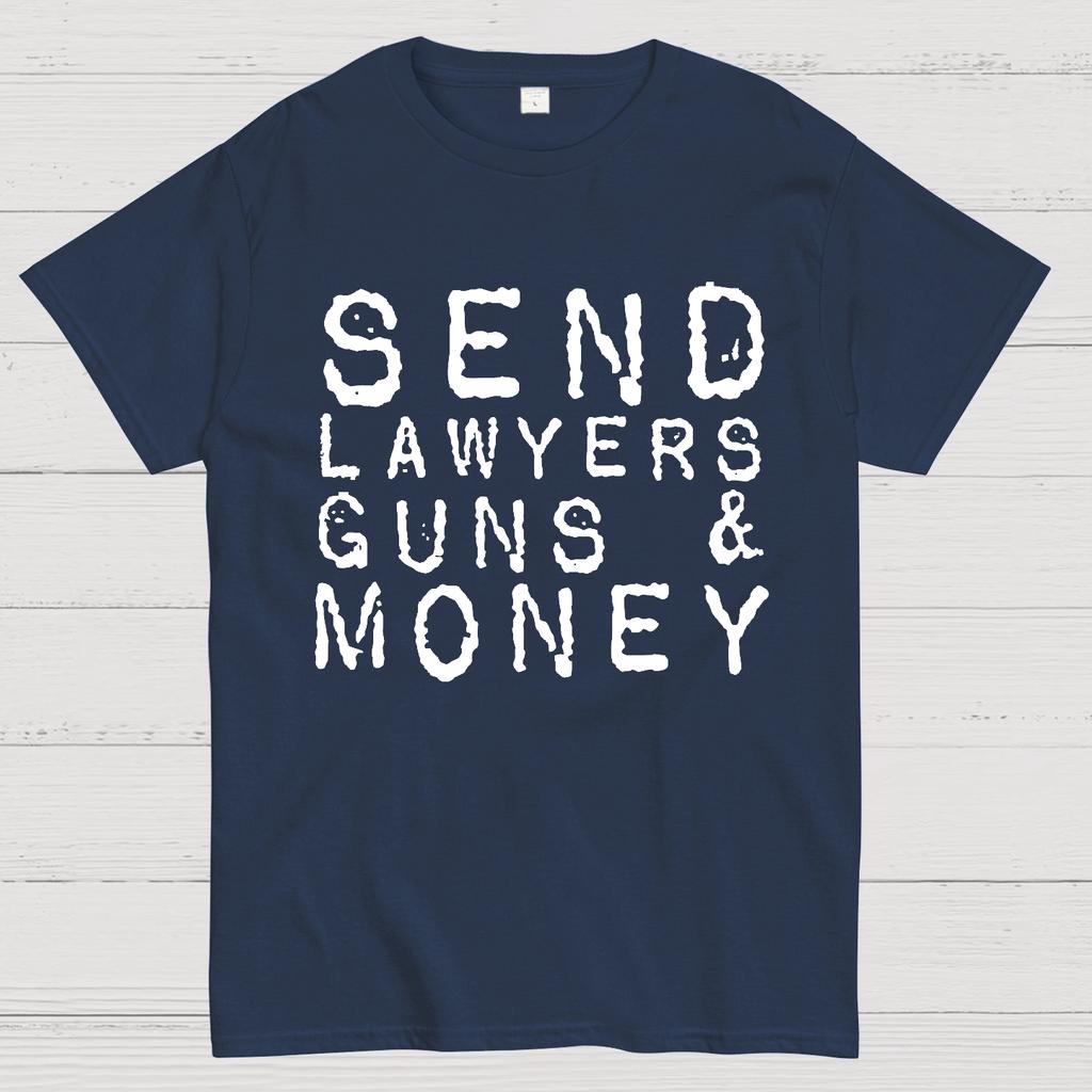 Send Lawyers Guns And Money Unisex Heavyweight 100% Cotton T-shirt