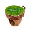 Wooden Pet Hideouts Shelter Cave with Magnetic Design for Jumping Spiders and Reptiles Terrarium Landscape Accessory