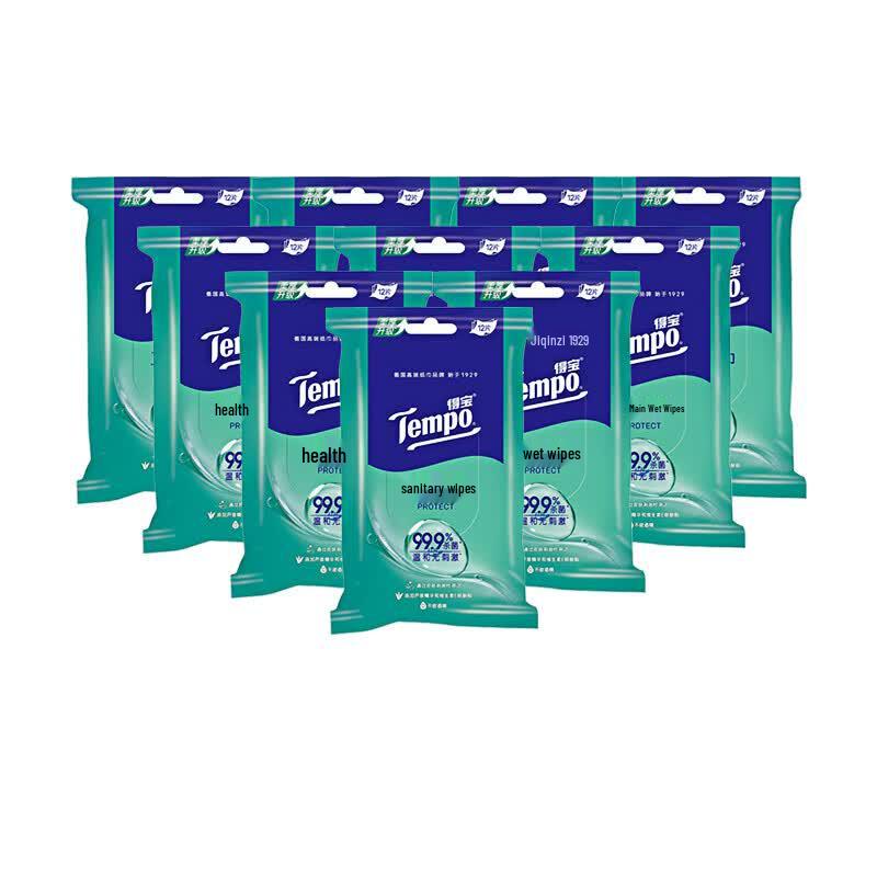 Tempo Unscented Wet Wipes & Handkerchief Tissues