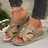 Thick-soled Slippers with Fish-mouthed Flat Heels and Beach Shoes