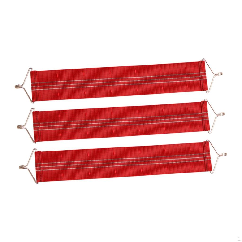3 Pack Patio Chair Replacement Reinforcement Straps, Heavy Duty Extendable with Elastic Band for