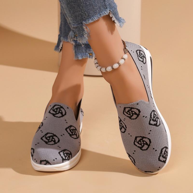 Summer New European and American Foreign Trade Large Size Single Shoes Women's Flat Bottom Thick Sole Wedge Heel Sports Style Casual Shoes