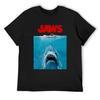 Jaws Original Movie Poster T-Shirt Fashion Shirts Funny Costumes Graphic Shirts Graphic T Shirts Slim Fit T for Men