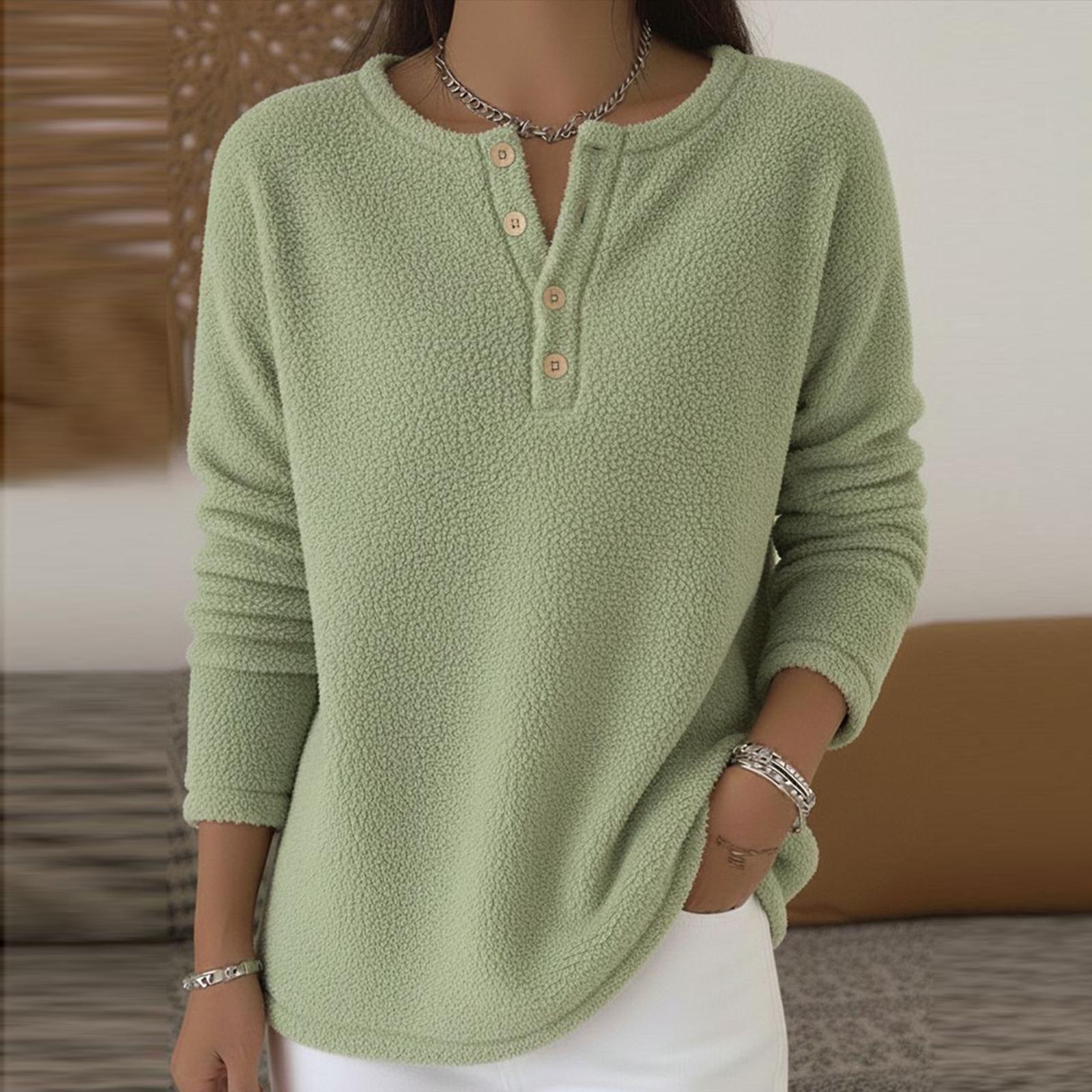 

Футболки для женщин, осенние повседневные рубашки с длинным рукавом, толстовка, винтажный топ с графическим принтом, пуловер XL светло-зеленый