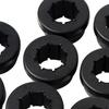12Pcs Lower Control Arm Rear Camber Bushings Replace Black Durable for Eg EK DC Automotive
