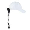 [Adidas Golf] Golf Cap Three Stripes Ribbon Cap Women's White Free Size