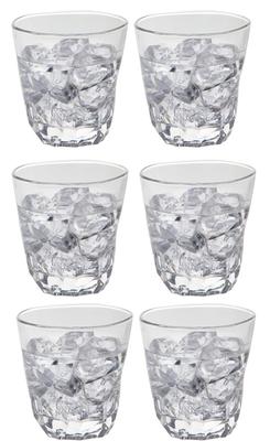 Toyo Sasaki Glass Rocks Authentic Shochu Doraku On the Set of Made In Dishwasher Shochu Glass Whiskey Commercial Glass Glass, Dimple, Rocks, 310ml, 6,