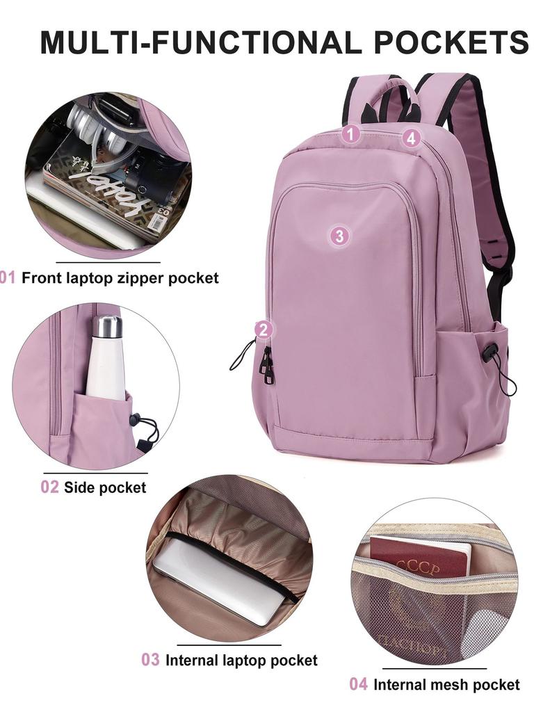 Large Capacity School Backpack For Teen Girls Boys Cute Student Schoolbags, Casual College Travel Laptop Backpack For Women Men