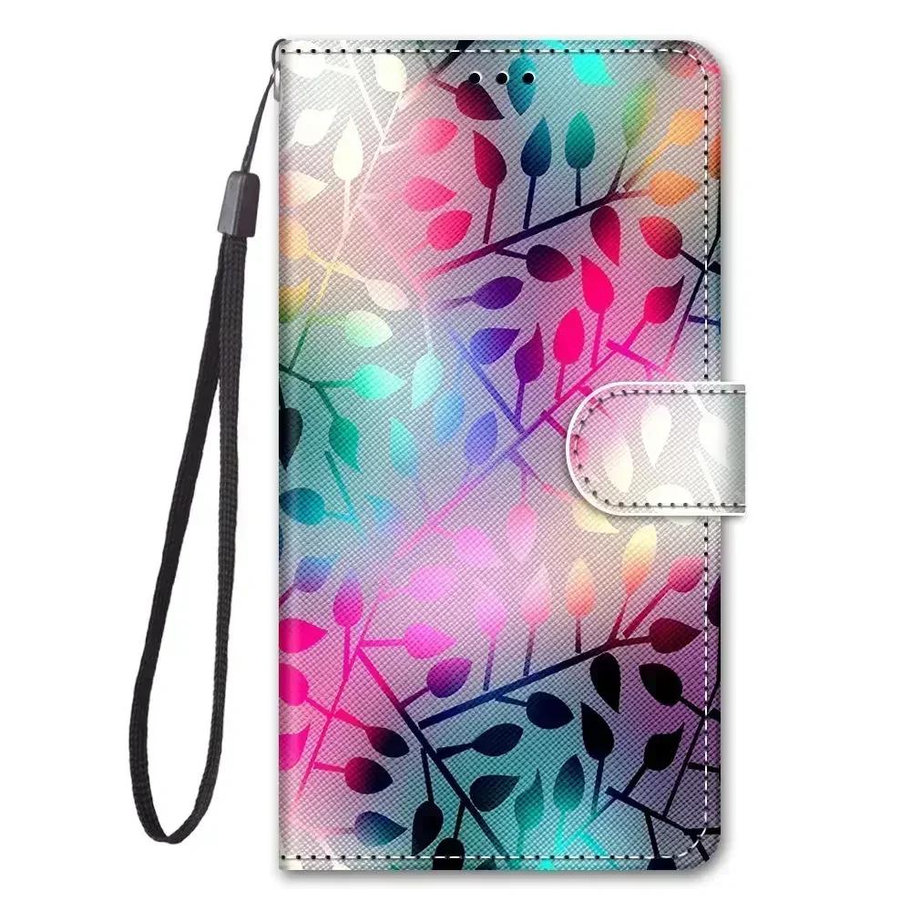 Flower Butterfly Leather Wallet Flip Case For Xiaomi Redmi 9 9A 9C 9T 10A 10C 12 12C 13 13C Magnetic Phone Cover Protective Bags