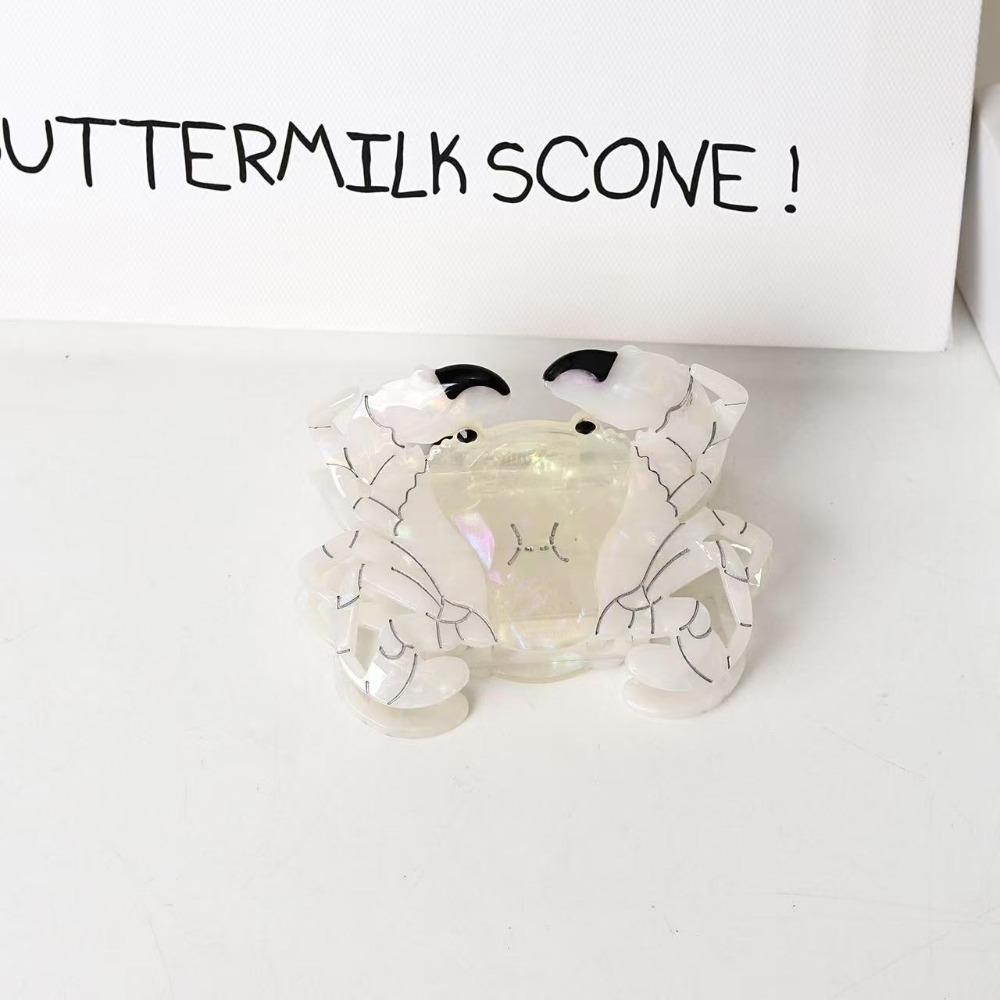 Lovely Ocean Animal Shark Clip Sweet Creative Hair Claw Personalized Crab Acetate Hair Clip  Travel