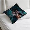 Game Sally Face Square Pillow Cover Decorative Throw Pillow Case for Sofa Couch Bed Home Car Living Room Decoration